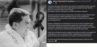 #Urgente | Tacámbaro lamenta la muerte de su alcalde tras ataque armado