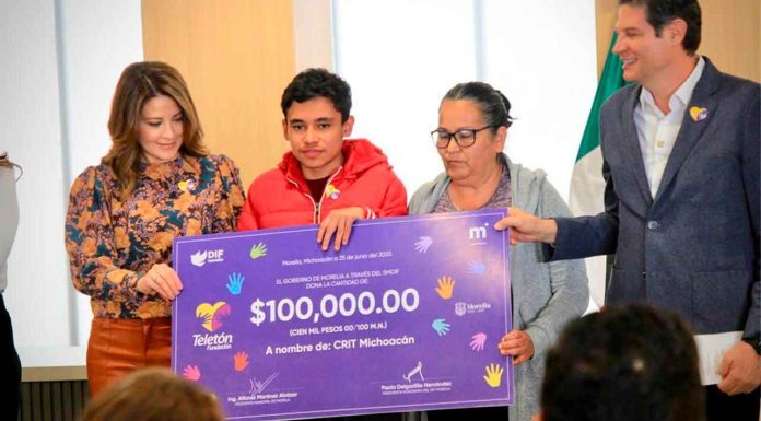 Ayuntamiento de Morelia se suma al boteo Teletón 2025