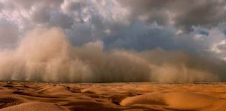 #VIDEO || Impactante captan el inicio de una tormenta de arena tan imponente como fascinante