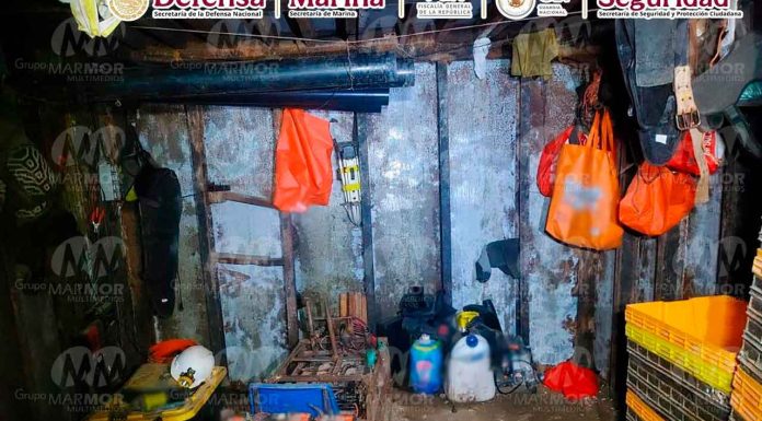 #VIDEO | En Baja California, tras ejecutar una orden de cateo se inhabilitó un túnel que conectaba con Estados Unidos