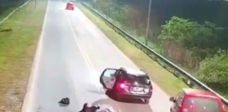 #VIDEO | Mujer se lanza de Uber para evitar supuesto secuestro