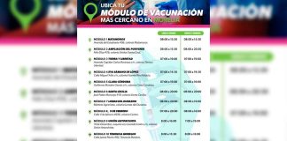 Vacuna contra sarampión disponible en módulos de vacunación en Morelia