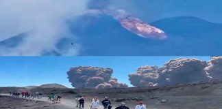 #Video | Erupción del Monte Etna sorprende a turistas que se encontraban cerca