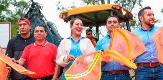 Cumplimos con Tiríndaro, inicia construcción de techumbre en espacio multideportivo: Mónica Valdez Pulido