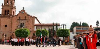 Zacapu conmemora el 477 aniversario de su fundación con acto cívico-cultural