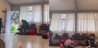 #VIDEO | Terror en las aulas; Alumnos de primaria se protegen de las balas tras ataque armado en Zitácuaro