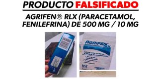 #ALERTA SANITARIA| SSM emite alerta sanitaria por producto falsificado Agrifen®️ RLX
