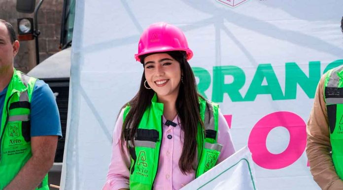 Arranca Yohana Mendoza primera etapa de carretera en la Palma de Altamira; infraestructura y conectividad una prioridad en Ario