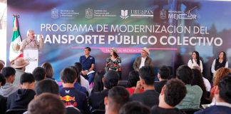 Transporte de Uruapan estará apegado a normas internacionales: Bedolla