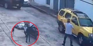 #SEGUIMIENTO #VIDEO| Momento exacto del robo de la camioneta a un escolta de la diputada Giulianna Bugarini