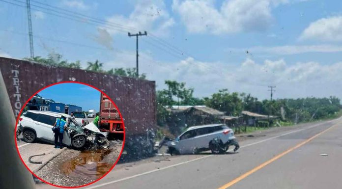 Fatal accidente en la Siglo XXI, mu3r3 conductor tras chocar contra tráiler