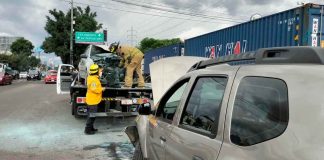 Se registra choque vehicular múltiple en libramiento y Periodismo, Morelia