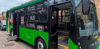 Llega a Morelia “Taruk”, 1er autobús mexicano 100% eléctrico, realizarán pruebas con transportistas