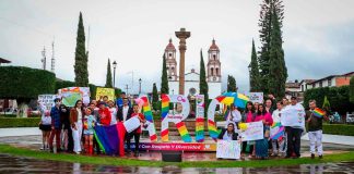 Acompaña la presidenta Yohana Mendoza primera marcha por la diversidad en el municipio de Ario