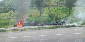 #VIDEO | Dos accidentes con tráileres involucrados en la autopista Siglo XXI