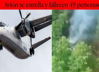 #VIDEO| Avión soviético se estrella en Rusia: mueren las 49 personas a bordo