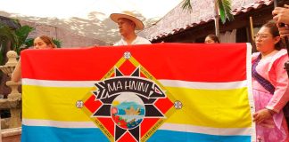 Bandera del Pueblo Otomí ya es oficial, “Mi pueblo otomí siempre vive en mi corazón”, su lema