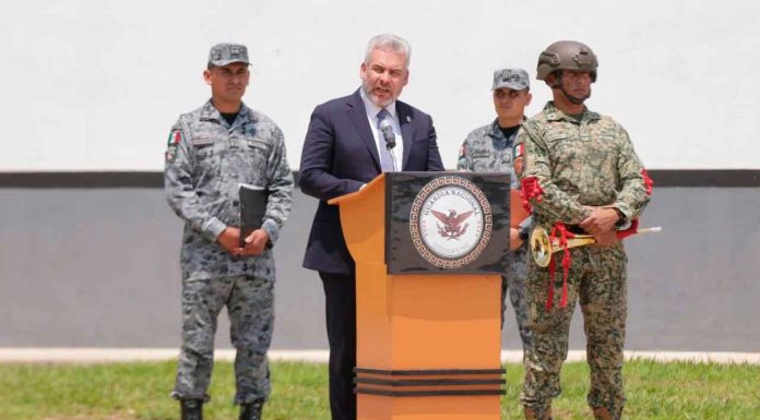 Destaca Bedolla labor de Guardia Nacional para reforzar la seguridad