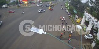 Avanza peregrinación ciclista por calles de Morelia