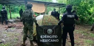 Asegurados tres hombres, granadas, armas y municiones en Buenavista: SSP