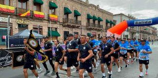 Presente la Guardia Nacional en la carrera atlética “El camino hacia La Paz”,