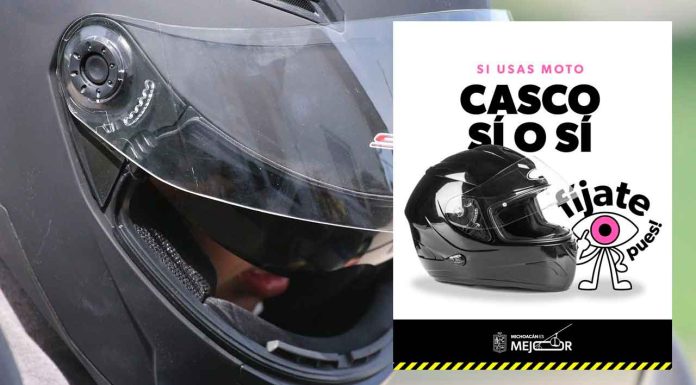 ¡Usar casco puede salvar tu vida! SSM llama a prevenir accidentes en moto