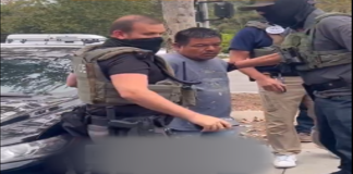 #VIDEO || Mujer enfrenta a agentes de ICE para impedir detención de migrante en Home Depot, California