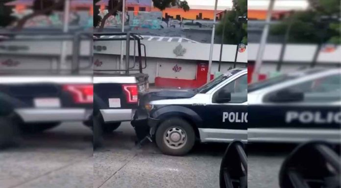 #VIDEO || Incidente entre unidades de la Policía Municipal de Zapopan