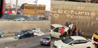#VIDEO || Aparatoso accidente en Tijuana termina en riña entre conductores