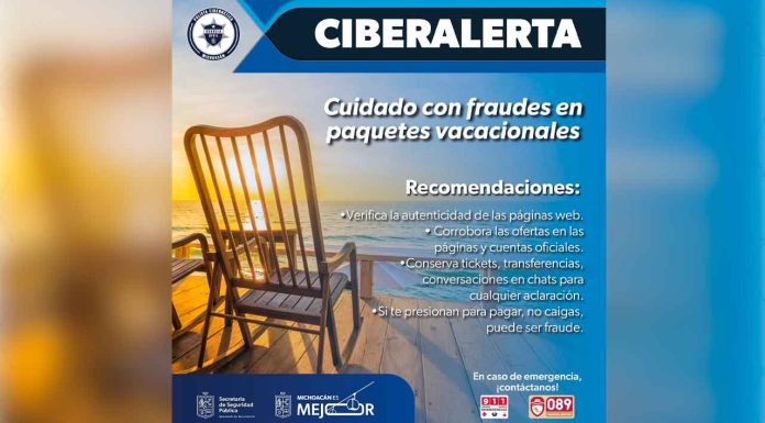 ¡Cuidado con paquetes vacacionales! pueden ser fraudes digitales: SSP