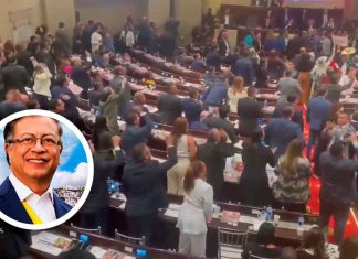 #VIDEO | Congreso colombiano estalla contra su presidente lo tachan de mentiroso