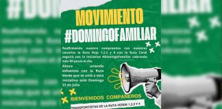Ruta Verde se suma a los “Domingos Familiares”, cobrarán 9 pesos a partir de mañana