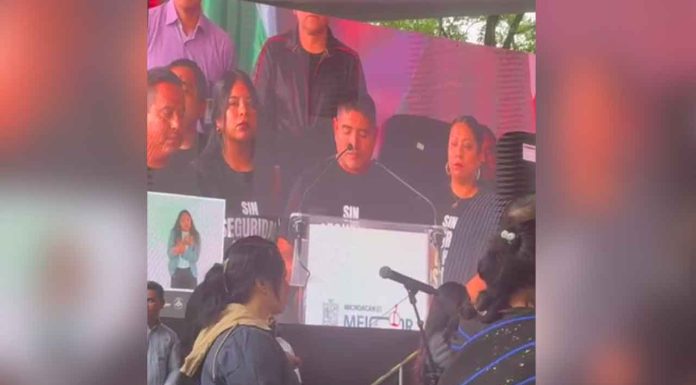 #VIDEO | Comunidades indígenas de Michoacán exigen se les brinde de derechos al nuevo titular del SCJN