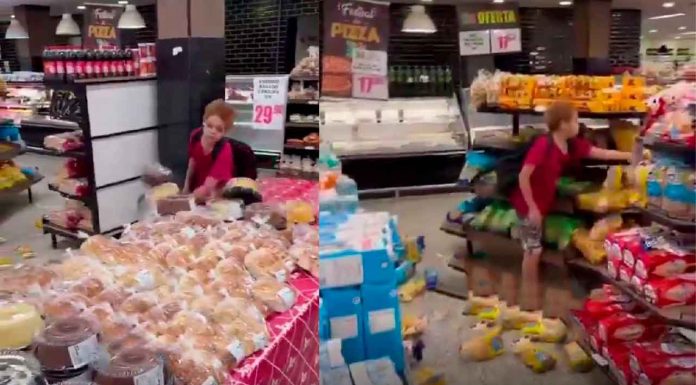 #VIDEO || Niño destruye productos en supermercado y genera debate sobre responsabilidad de padres