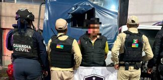 Detenido hombre con arma de fuego, en Quiroga: SSP