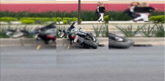 Pasajera de Didi Moto pierde la vida tras aparatoso derrape