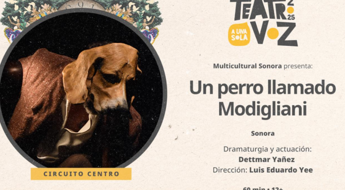 Festival de Monólogos presenta en Zamora “Un perro llamado Modigliani”