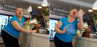 #VIDEO | Surge ‘Lady Muecas’, extranjera que fue captada insultando a empleados de heladería en CDMX