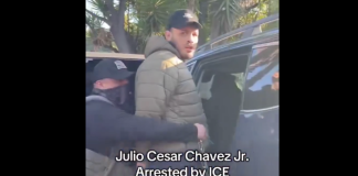 #VIDEO | Así fue el momento del arresto de Julio César Chavez Jr. en Los Ángeles