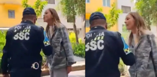 #VIDEO | Mujer insulta a policía en CDMX: “Odio a los negr0s como tú”, le gritaba