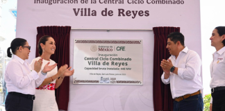 “El desarrollo energético de la nación descansa en CFE”: Presidenta Claudia Sheinbaum inaugura Central Ciclo Combinado en San Luis Potosí