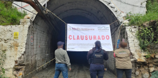 Por operar ilegalmente, impone Profepa clausura total temporal a una mina subterránea de zinc, en Angangueo