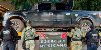 SSP y Defensa decomisan arma, municiones y vehículos en Hidalgo