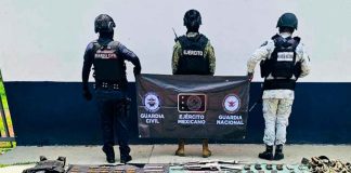 Aseguran SSP y Defensa cinco armas largas y más de 400 municiones en Buenavista