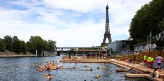 #VIDEO || ¡Histórico regreso del baño en el río Sena, París!