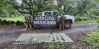Delincuentes se enfrentan contra soldados, en Tingüindín