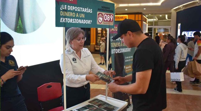 Brinda FGE información de prevención de la extorsión a la población de Morelia