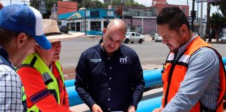 Supervisa Adolfo Torres importantes obras hidráulicas que beneficiarán a más de 320 mil habitantes de Morelia