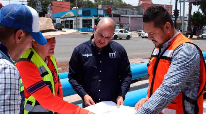 Supervisa Adolfo Torres importantes obras hidráulicas que beneficiarán a más de 320 mil habitantes de Morelia