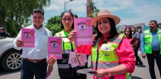Gladyz Butanda suma 8 municipios a campaña vial ¡Fíjate Pues!